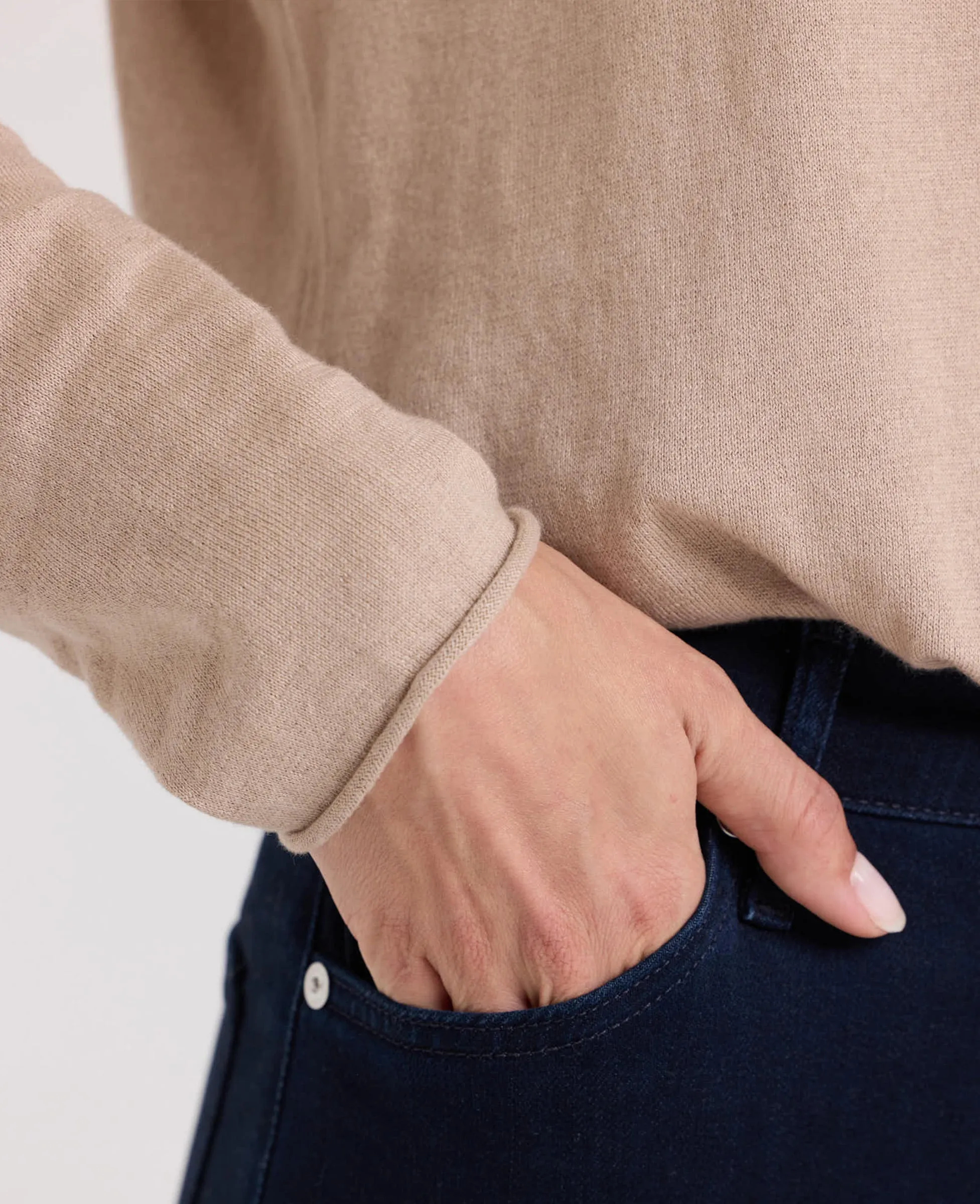 Silk Cotton Cashmere Blend Knitted Shirt
